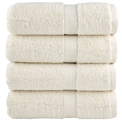 Vidaxl Guest Wipes Solund 4 PCS 600 g m² 30x30 cm CRAME -COLORED