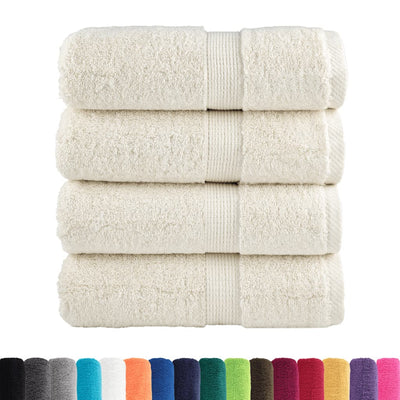 Vidaxl Guest Wipes Solund 4 PCS 600 g m² 30x30 cm CRAME -COLORED