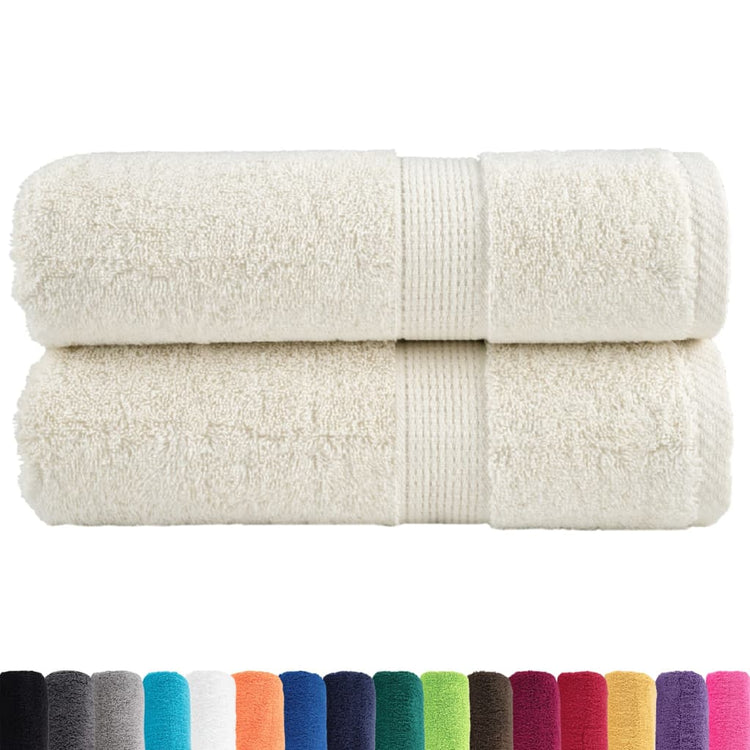 Vidaxl Guest Wipes Solund 2 PCS 600 g m² 30x50 cm Crème -Colored