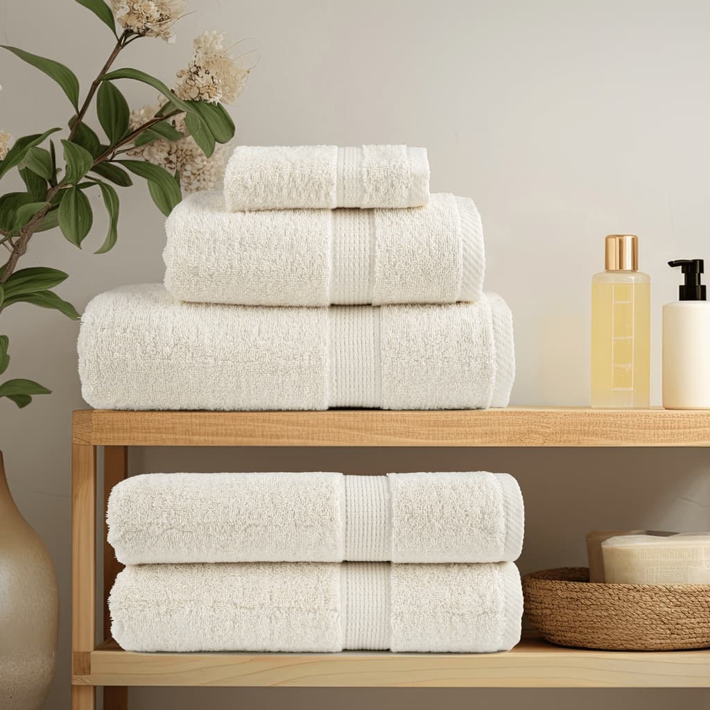 Vidaxl Guest Wipes Solund 2 PCS 600 g m² 30x50 cm Crème -Colored