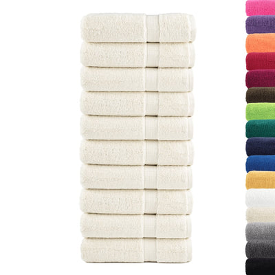 Serviettes Vidaxl Solund 10 PCS 600 G M² 50x100 cm CRAME -COLORÉ