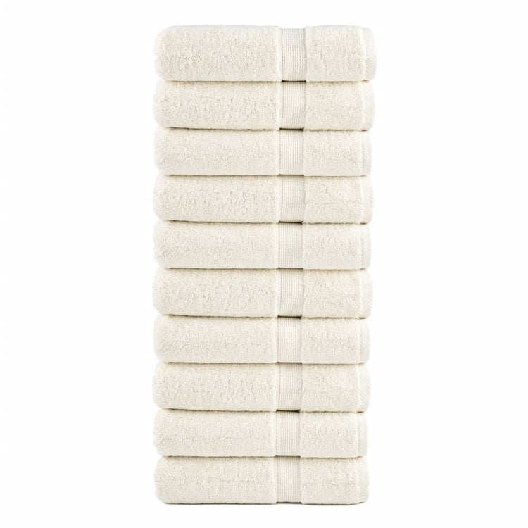 Serviettes de bain vidaxl solund 10 st 600 g m² 100x150 cm