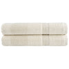 Serviettes Vidaxl Solund 2 PCS 600 g m² 100x200 cm Crème -Colored