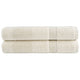Serviettes Vidaxl Solund 2 PCS 600 g m² 100x200 cm Crème -Colored