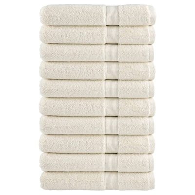 Serviettes Vidaxl Solund 10 pcs 600 g m² 100x200 cm Crème -Colored