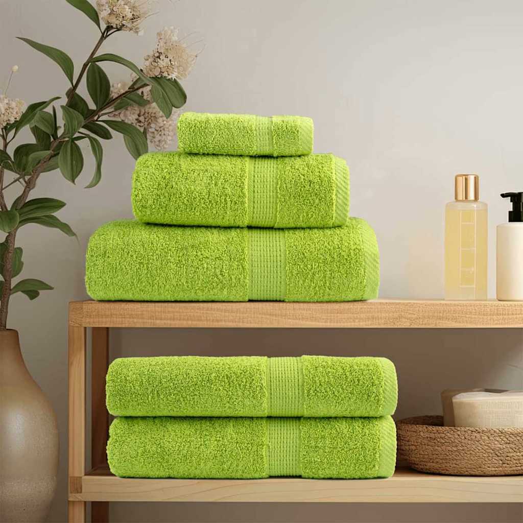 Vidaxxl serviette invité solund vert 550 g/m²