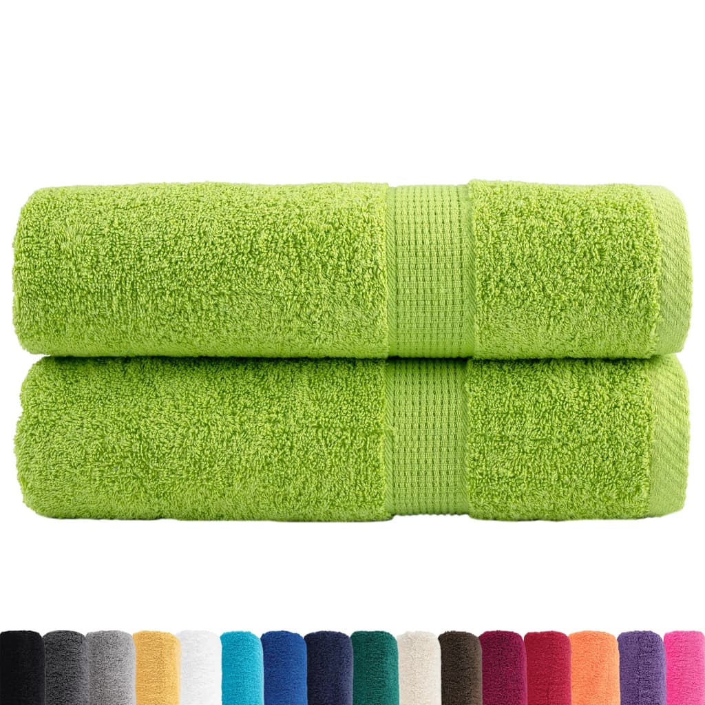 Vidaxx serviettes solund 2 pcs 600 g m² 50x100 cm vert pomme