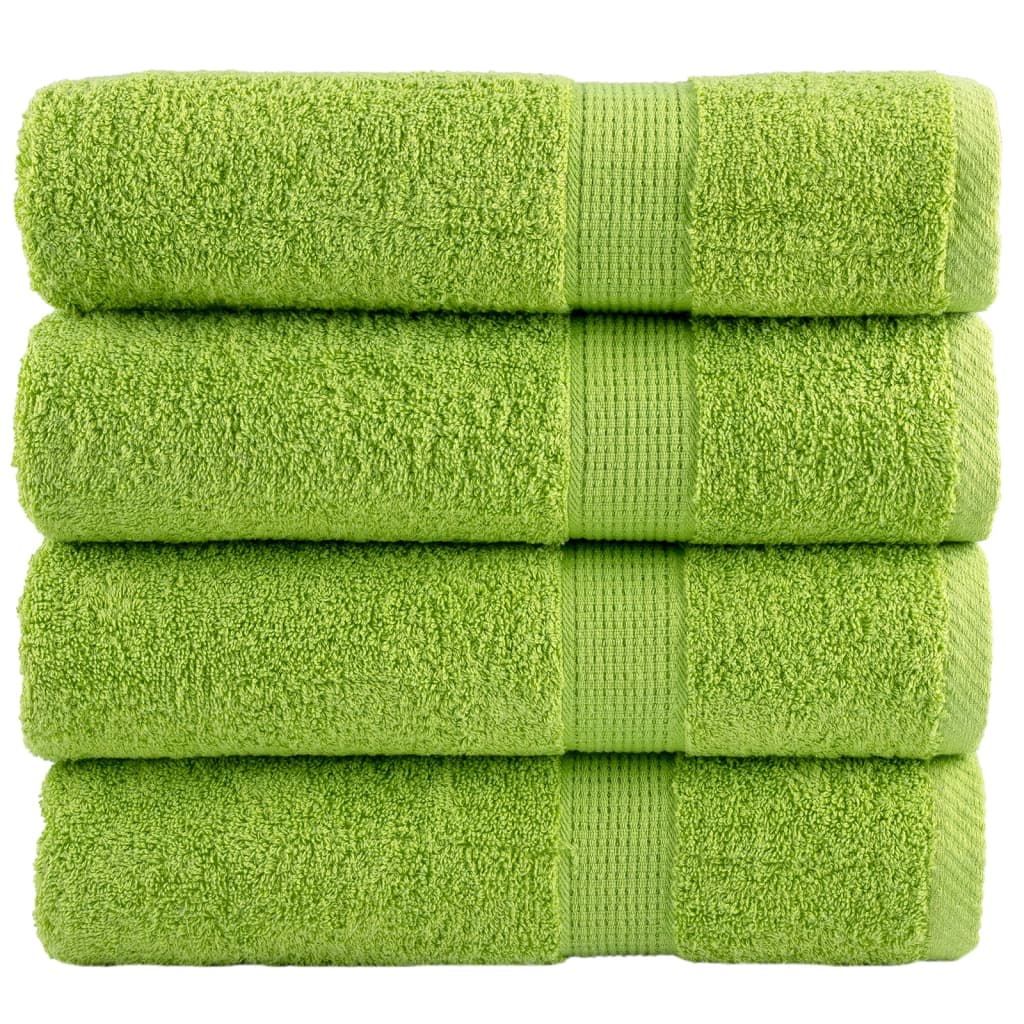 Vidaxx serviettes solund 4 pcs 600 g m² 50x100 cm vert pomme