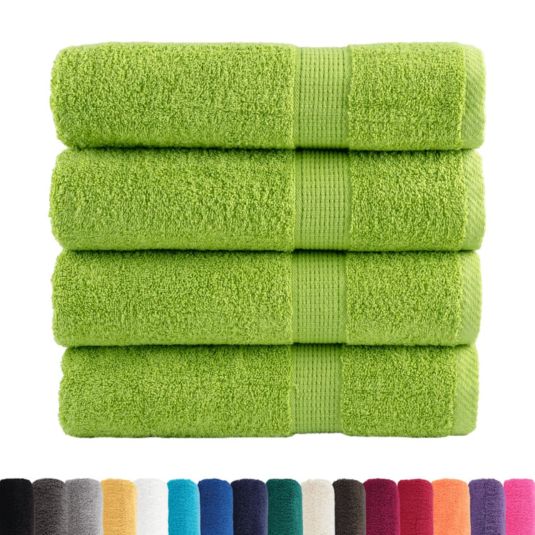 Vidaxx serviettes solund 4 pcs 600 g m² 50x100 cm vert pomme