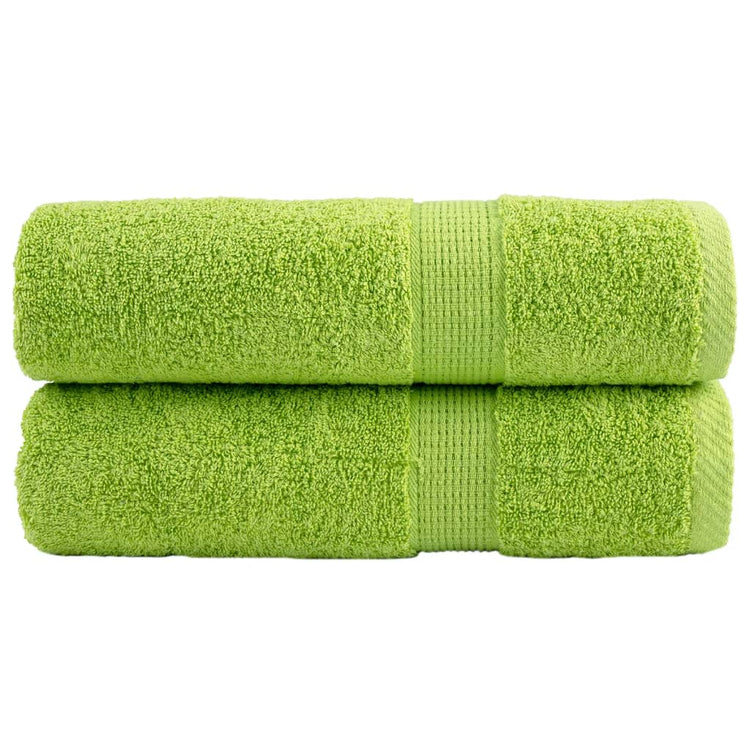 Serviettes de bain vidaxl solund 2 pcs 600 g m² 100x150 cm