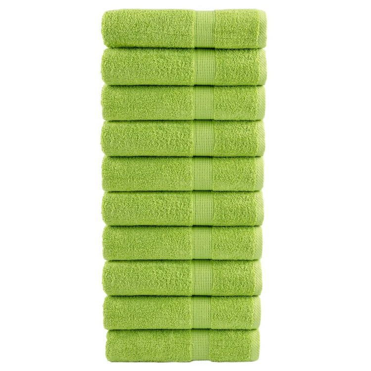 Serviettes de bain vidaxl solund 10 st 600 g m² 100x150 cm