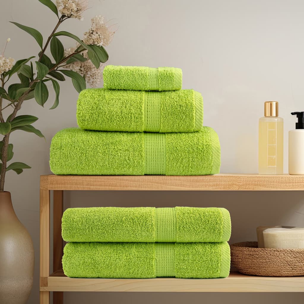 Serviettes de bain vidaxl solund 10 st 600 g m² 100x150 cm