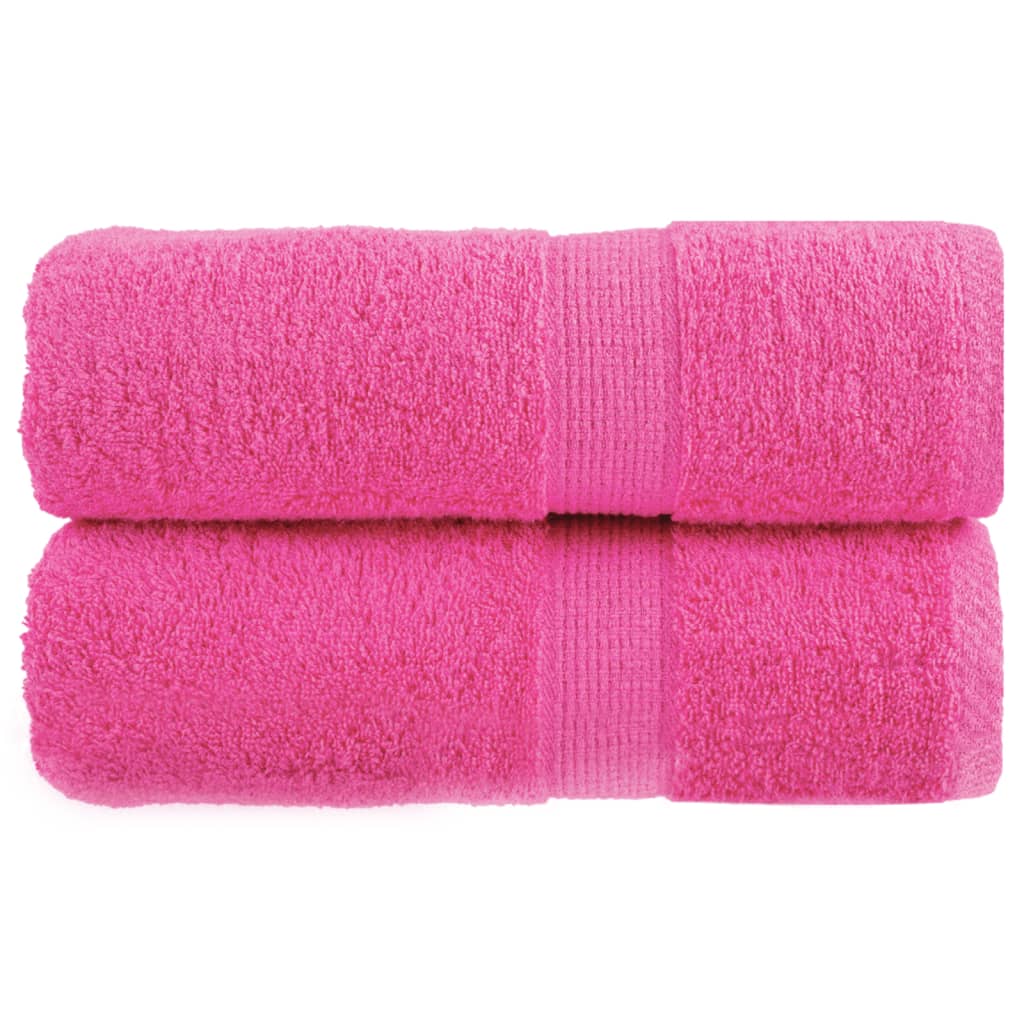 Vidaxl Guest Wipes Solund 2 PCS 600 g m² 30x50 cm rose