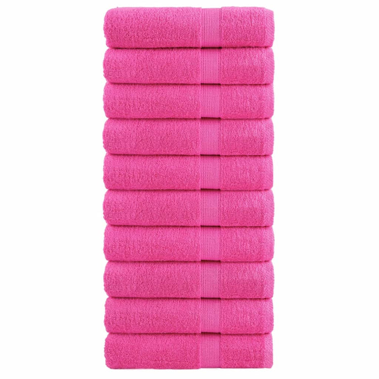 Serviettes Vidaxl Solund 10 st 600 g m² 50x100 cm rose