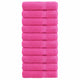 Serviettes Vidaxl Solund 10 st 600 g m² 50x100 cm rose