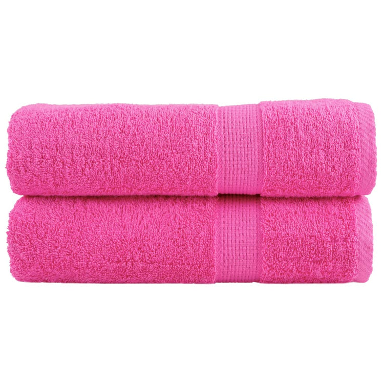 VidaXL serviettes de bain solund 2 pièces 600 g m² 100x150 cm
