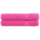 Serviettes Vidaxl Solund 2 PCS 600 g m² 100x200 cm rose