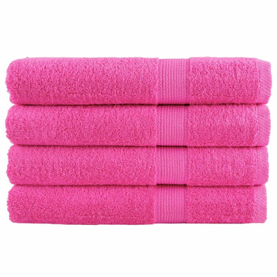 Serviettes Vidaxl Solund 4 ST 600 G M² 100x200 cm rose