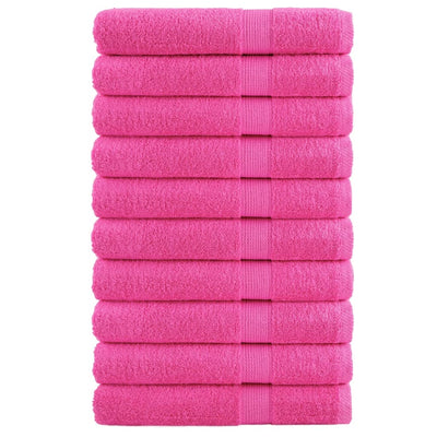 Serviettes vidaxl solund 10 st 600 g m² 100x200 cm rose