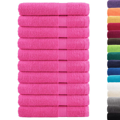 Serviettes vidaxl solund 10 st 600 g m² 100x200 cm rose