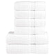 Vidaxl Set serviette de 6 pièces Solund 600 g m² blanc