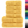 Vidaxl Set serviette à 6 pièces Solund 600 g m² de couleur or