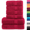 Vidaxl Set serviette à 6 pièces Solund 600 g m² rouge