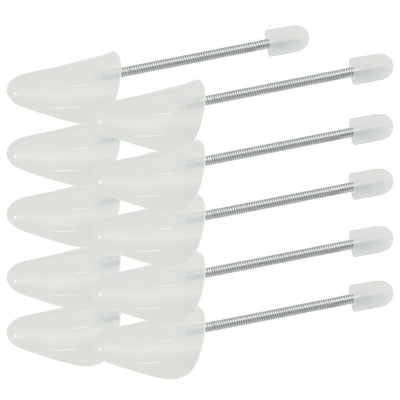 Sics de chaussures Vidaxl 5 paires d'EU 35-38 Plastique blanc