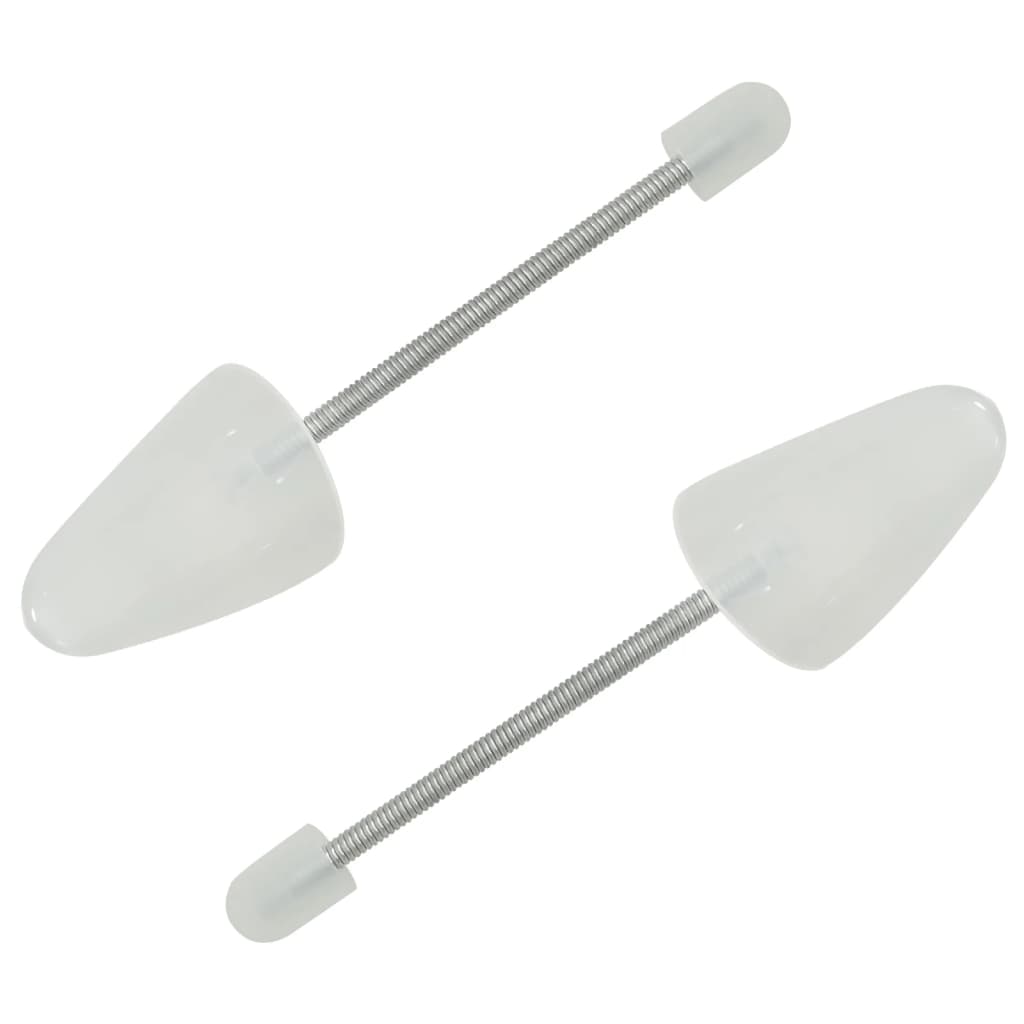 Sics de chaussures Vidaxl 5 paires d'EU 35-38 Plastique blanc
