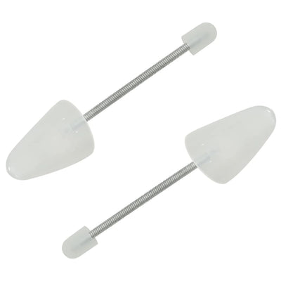 Sics de chaussures Vidaxl 5 paires d'EU 35-38 Plastique blanc
