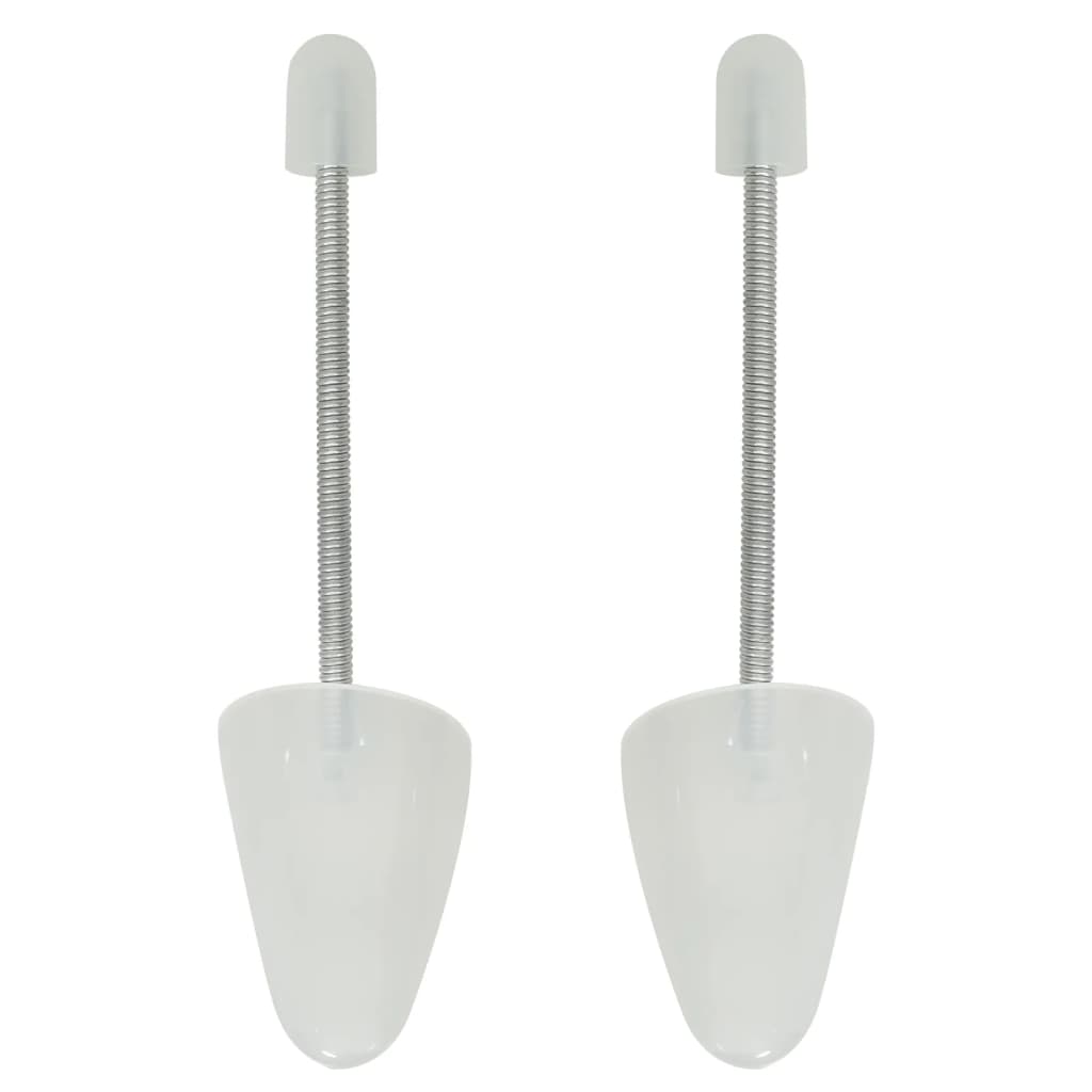 Sics de chaussures Vidaxl 5 paires d'EU 35-38 Plastique blanc
