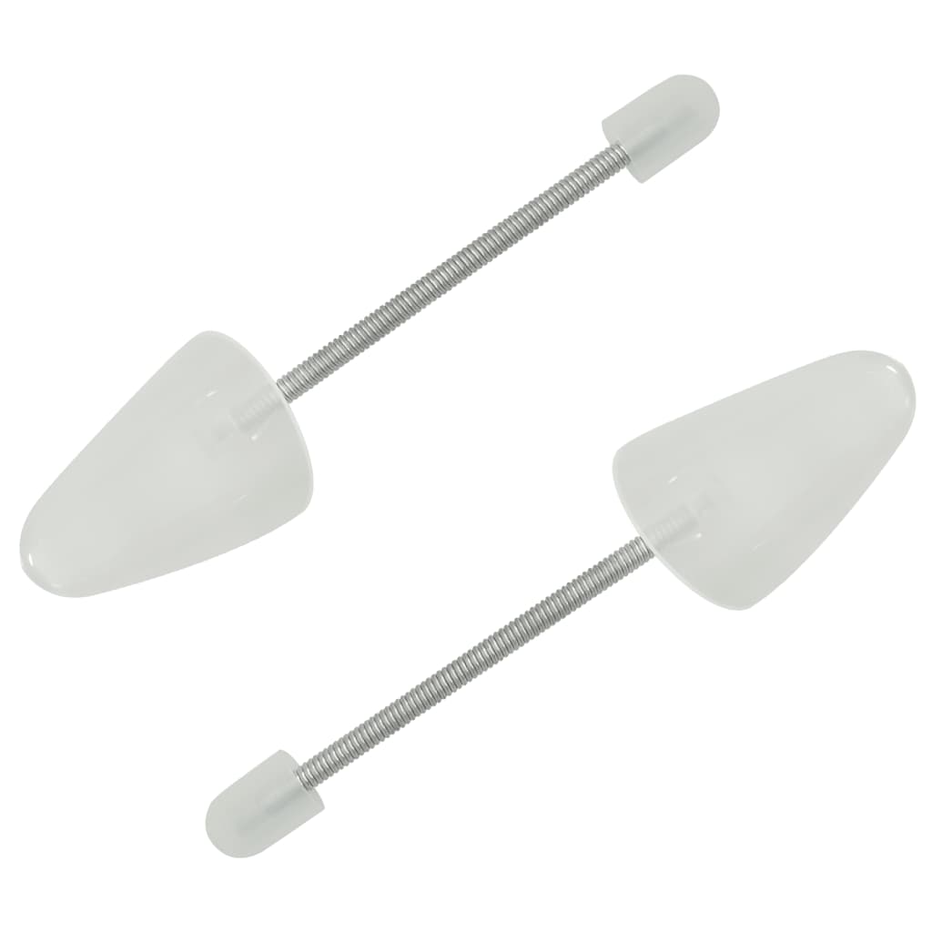 Sics de chaussures Vidaxl 5 paires d'EU 38-44 Plastique blanc