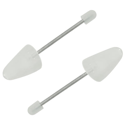 Sics de chaussures Vidaxl 5 paires d'EU 38-44 Plastique blanc