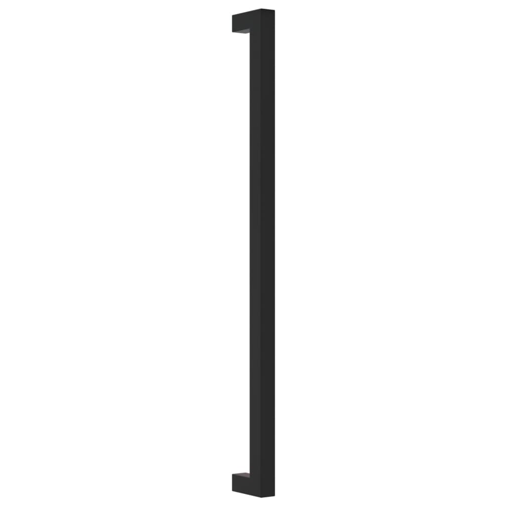 VidaXL poignées 20 pcs 320 mm acier inoxydable noir