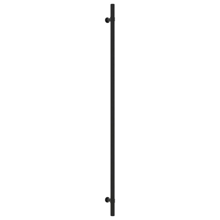 VidaXL poignées 10 pcs 480 mm acier inoxydable noir