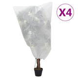 Couvoirs de plante Vidaxl avec cordon 4 ST 70 g m² 0,8x1,2 m - afbeelding 1