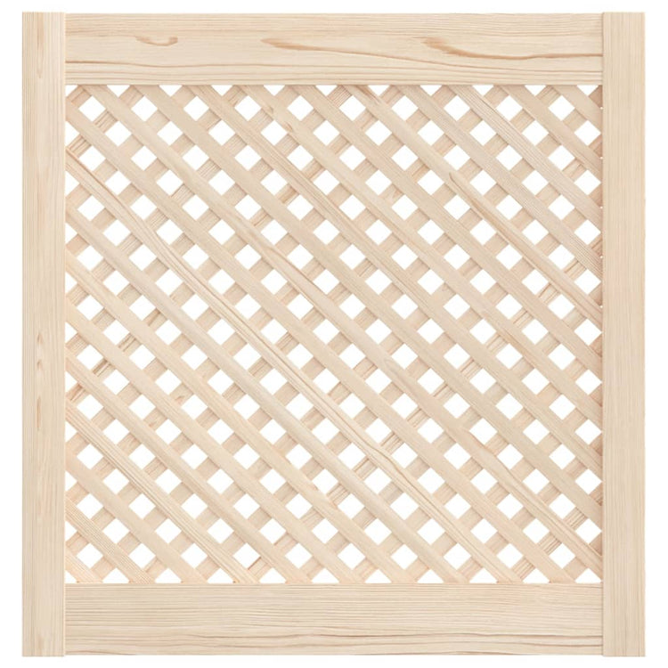 Portes d'armoire Vidaxl avec de la glisser 2 pc 59.5x61,5 cm Pine solide