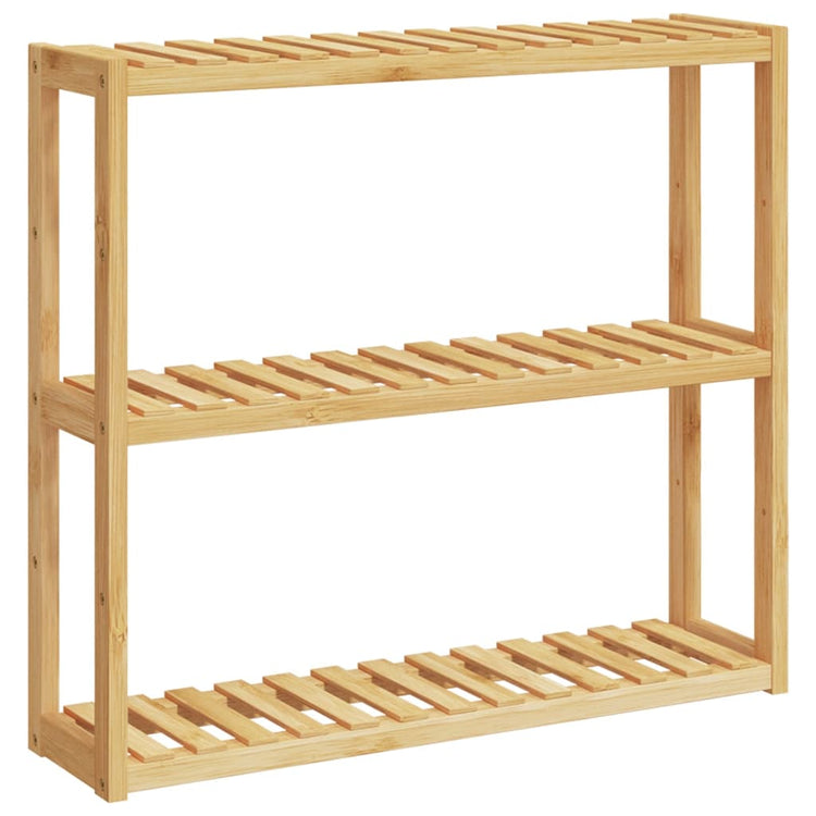 Vidaxl Salle de salle de bain Rack à 3 couches Montage 60x15x54 cm BAMBOO