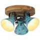 Vidaxl Plafond lampe 25 W E27 35x35x25 cm Bleu par temps