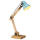 Lampe de bureau Vidaxl 25 W E27 23x18x96 cm Bleu par temps