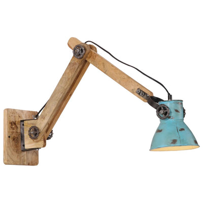 Lampe murale vidaxl 25 W e27 96x15x20 cm Bleu par temps