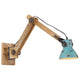 Lampe murale vidaxl 25 W e27 96x15x20 cm Bleu par temps