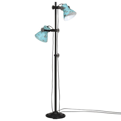 Lampadaire Vidaxl 25 W E27 25x25x90 140 cm Bleu par temps
