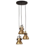 Vidaxl Hanging Lampe 25 W E27 30x30x100 cm Couleur en laiton antique - afbeelding 2
