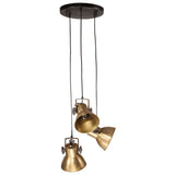 Vidaxl Hanging Lampe 25 W E27 30x30x100 cm Couleur en laiton antique - afbeelding 3