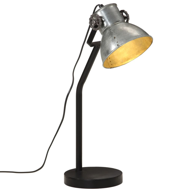 Lampe de bureau Vidaxl 25 W e27 17x17x60 cm Couleurs en argent vintage