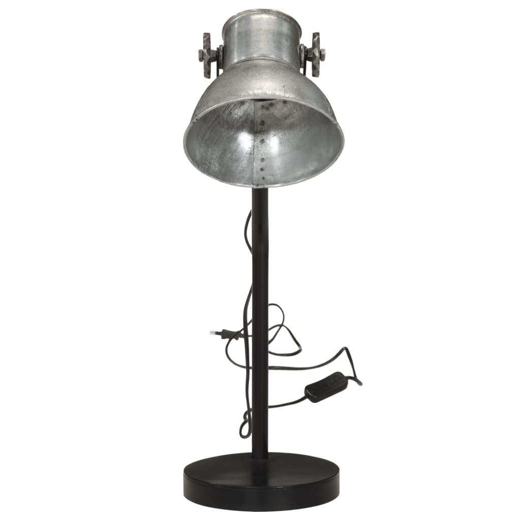 Lampe de bureau Vidaxl 25 W e27 17x17x60 cm Couleurs en argent vintage