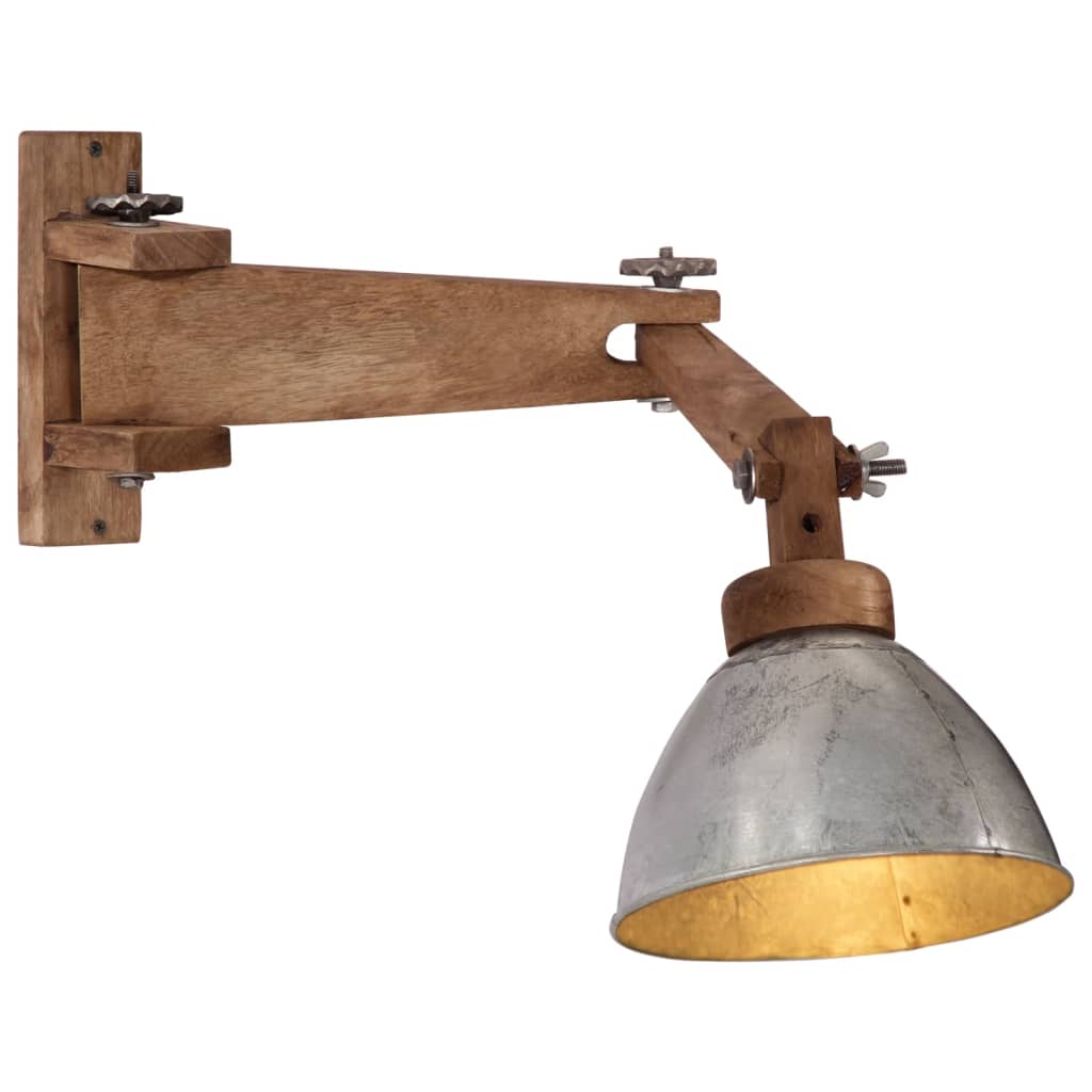 Vidaxl Lampe murale 25 W e27 Couleurs argentées vintage