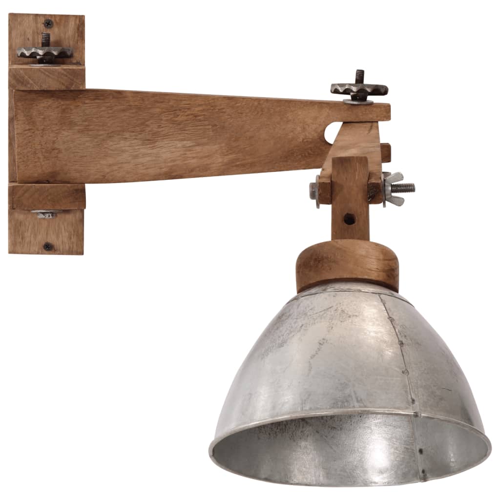 Vidaxl Lampe murale 25 W e27 Couleurs argentées vintage