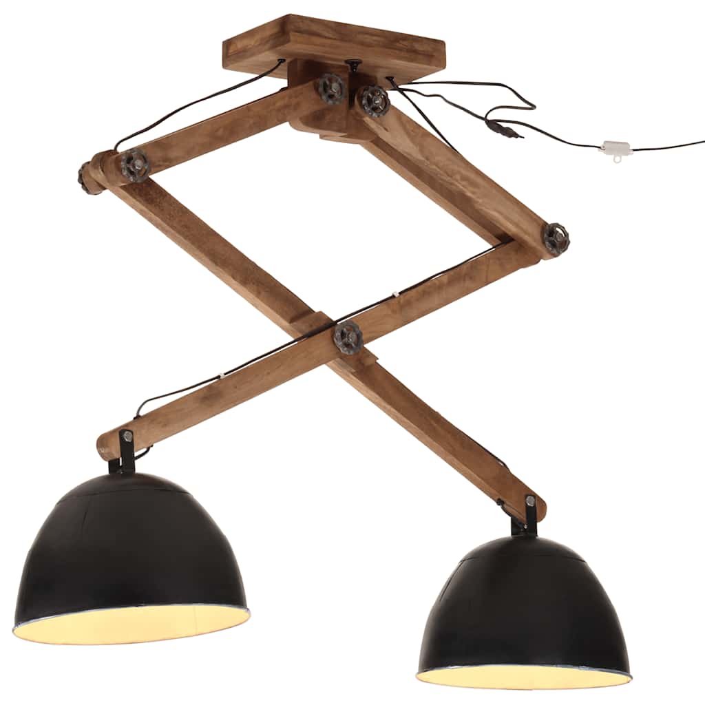 Vidaxl Plafond lampe 25 W E27 29x18x85 cm noir